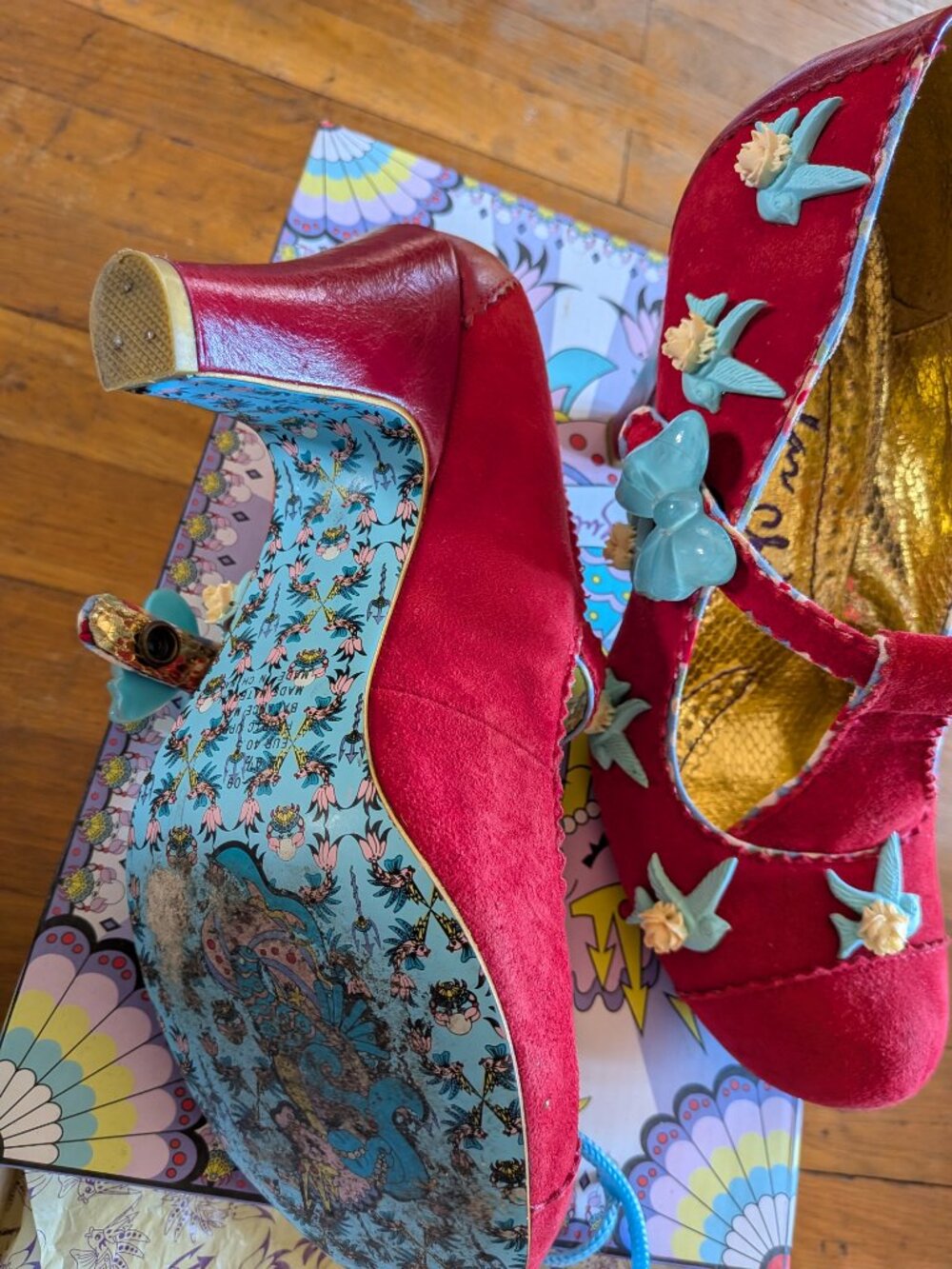 Irregular Choice Fresh Cut Grass Red Heels 2012 - Picture 8 of 11